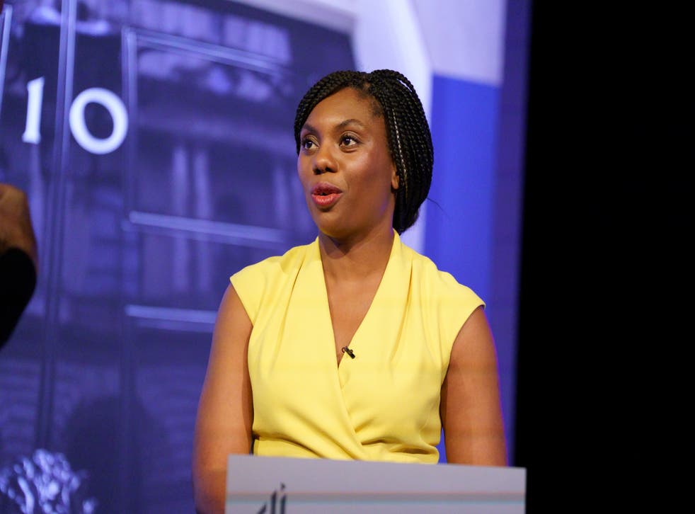 Kemi Badenoch clashed with Ms Mordaunt in the first televised debate (Victoria Jones/PA)