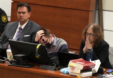 Parkland school killer Nikolas Cruz hides face as horrific videos of massacre played at death penalty hearing