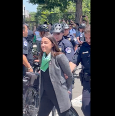 AOC, other lawmakers arrested outside Supreme Court amid protest for abortion rights