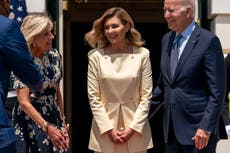 Ukraine’s First Lady meets with Jill Biden on second day of US visit