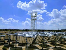 Solar-powered tower creates ‘first carbon neutral’ jet fuel