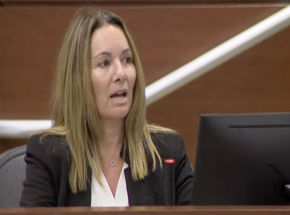 <p>Stacey Lippel, a teacher at Marjory Stone Douglas High School, recalls the day shooter Nikolas Cruz opened fire on students</p>