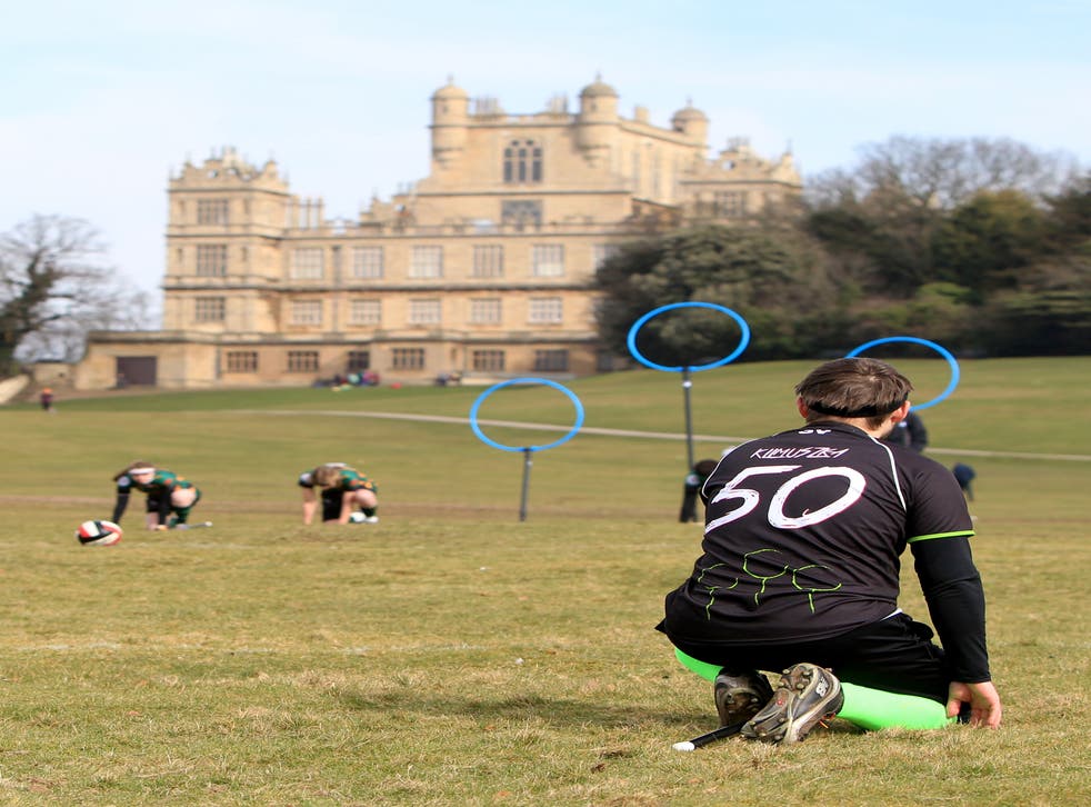 Players taking part in the UK Quidditch Cup in 2015 (Simon Cooper/PA)