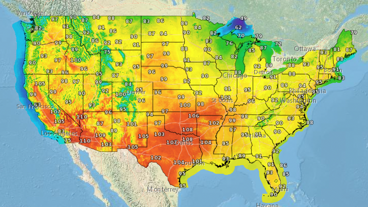Intense heat dome descends as one in three Americans under alerts