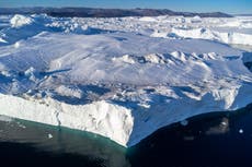 Greenland lost enough ice over three days to put West Virginia under a foot of water