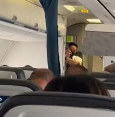 Man surprises fiance with ‘Wedding Singer’ performance on flight to her hen do