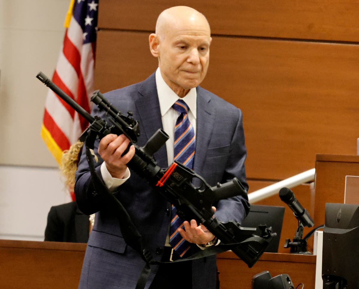 Florida school shooter's AR-15 rifle shown to his jurors
