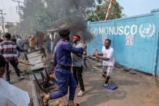 People protest growing insecurity in Congo's east