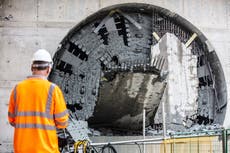 HS2 tunnelling machine called Dorothy becomes first to complete its journey
