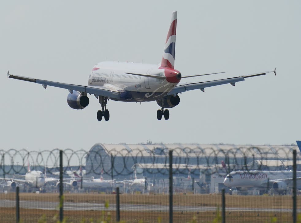 On July 12, Heathrow introduced a cap of 100,000 daily departing passengers until September 11 (Jonathan Brady/PA)