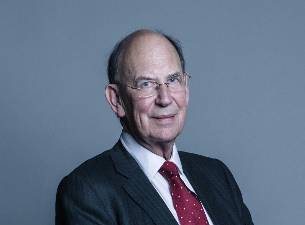 Lord Jay of Ewelme who chairs the committee on the Northern Ireland Protocol (UK Parliament/PA)