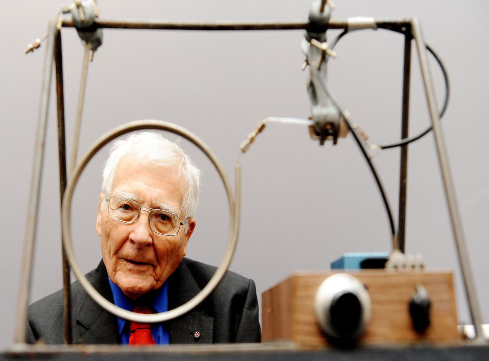 James Lovelock at a Science Museum exhibition about himself (Nick Ansell/PA)