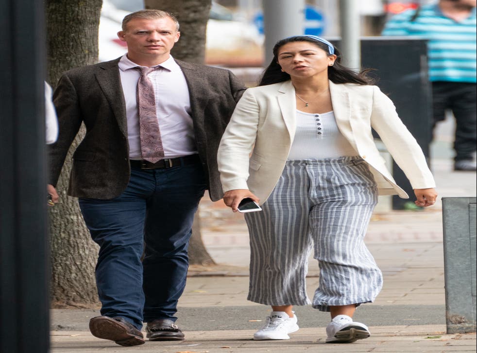 <p>A trial heard how mother-of-two Dolly Rincon-Aguilar pressed her 4×4’s accelerator instead of the brake pedal before it ploughed into a group of children outside Beatrix Potter Primary School in southwest London in September 2020</p>