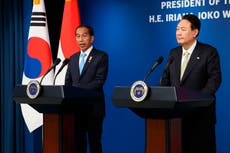S. 韓国語, Indonesian leaders agree to boost economic ties