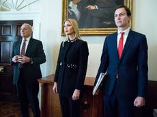Jared Kushner alleges White House chief of staff ‘shoved’ Ivanka Trump out of the way