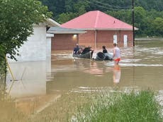 ‘Life-threatening’ flash floods hit Kentucky