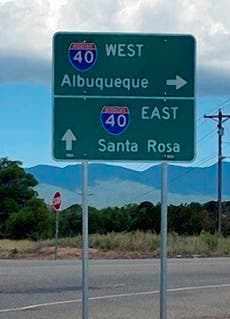 Highway double take: Albuquerque sign spelled without 'R'
