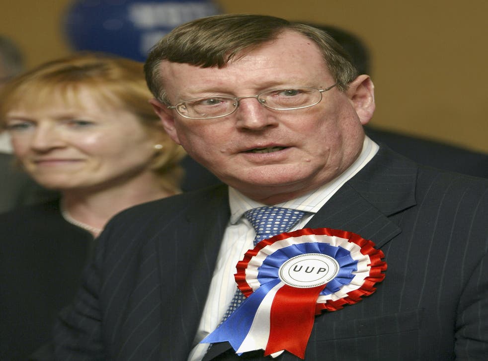 <p>Trimble was the inaugural first minister of Northern Ireland</p>
