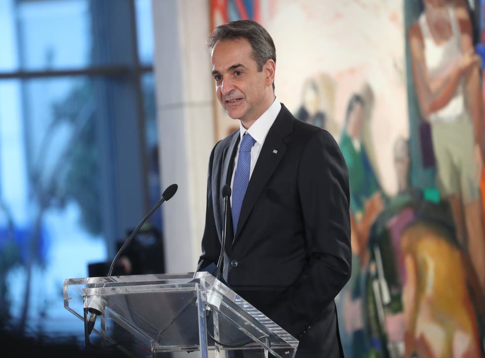 Greek prime minister Kyriakos Mitsotakis has restated that his country is open to negotiations (Chris Jackson/PA)