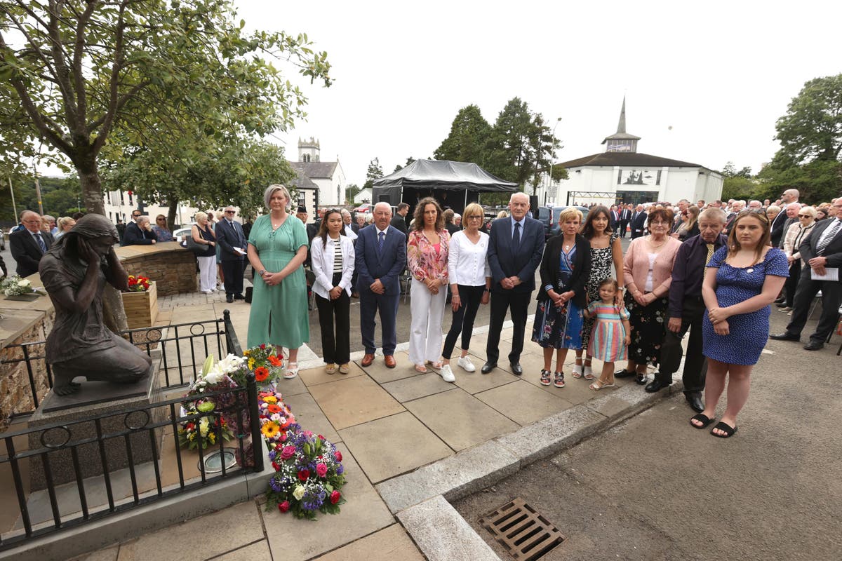 Families attend memorial service 50 years on from Claudy bombings