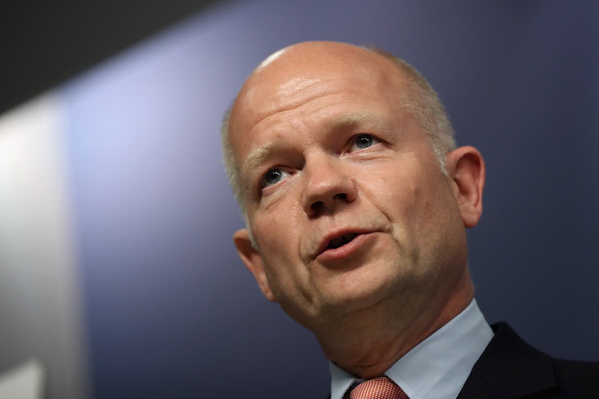 Lord Hague urges Tories to back ‘highly disciplined, rational’ Sunak for PM