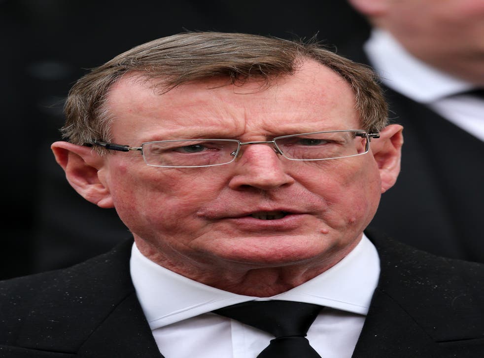 David Trimble doubled his determination to achieve peace in Northern Ireland after the Omagh bomb, mourners at his funeral were told (Chris Jackson/PA)
