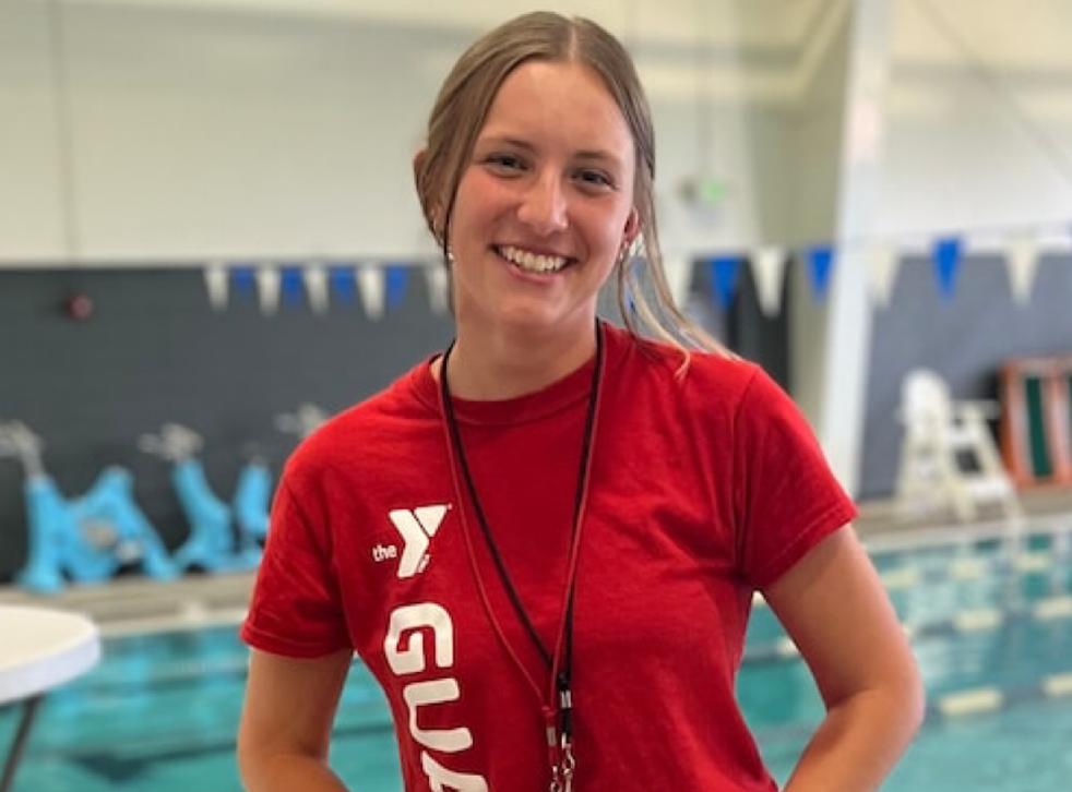 <p>Lifeguard Natalie Lucas helped to deliver a baby while on duty at the YMCA of Northern Colorado on 24 Julie<blp>