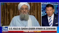 Fox News host calls killing of al-Qaeda leader Biden’s ‘Bin Laden moment’