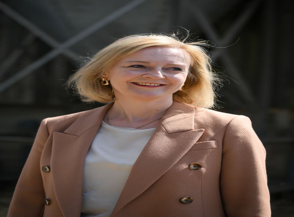 Opinion polls suggest Ms Truss is leading in the race to be prime minister (Finnbarr Webster/PA)