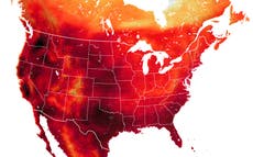 Nasa heat map reveals July’s dangerously high temperatures across all of US