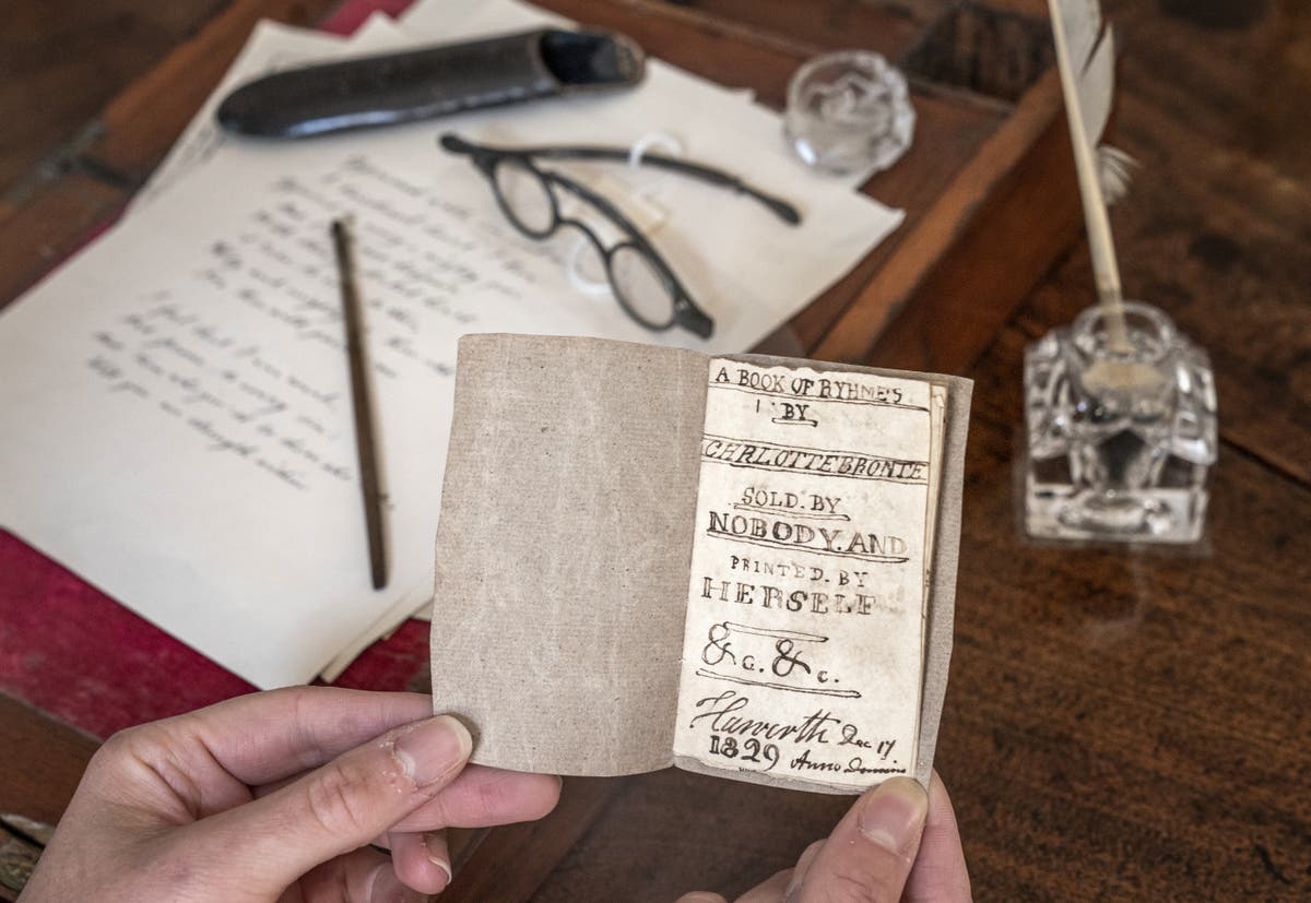 Tiny manuscript by 13-year-old Charlotte Bronte returns to Yorkshire home