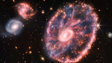 NASA のジェームズ ウェッブ望遠鏡が、側転銀河の壮観な画像を公開