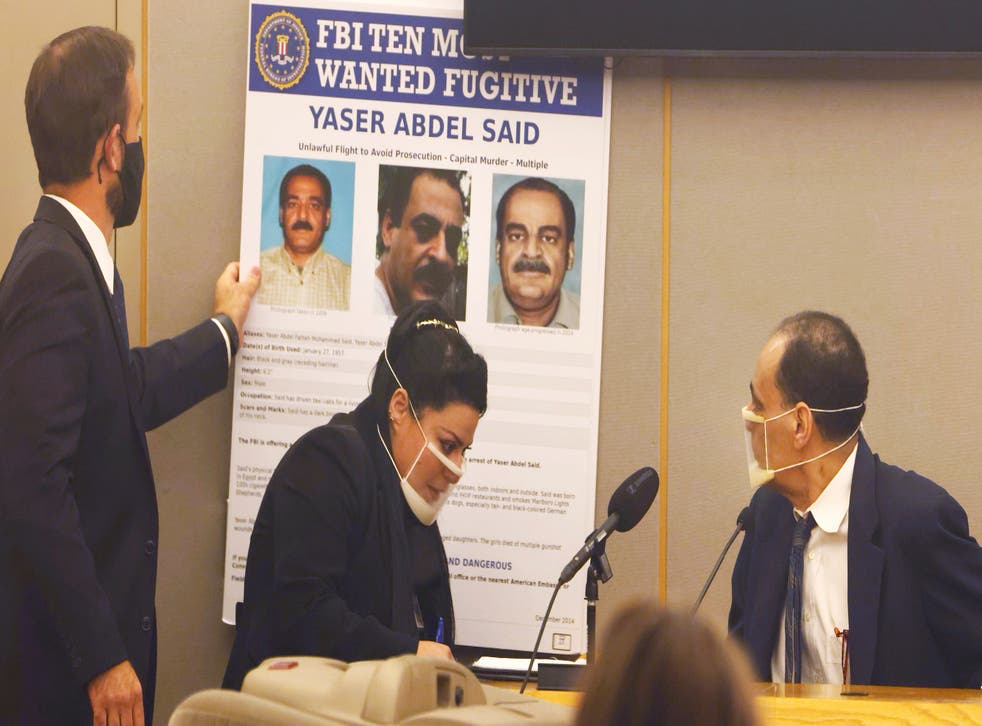 <p>Yaser Said, pictured in court this week, was placed on the FBI’s most wanted list </bl>