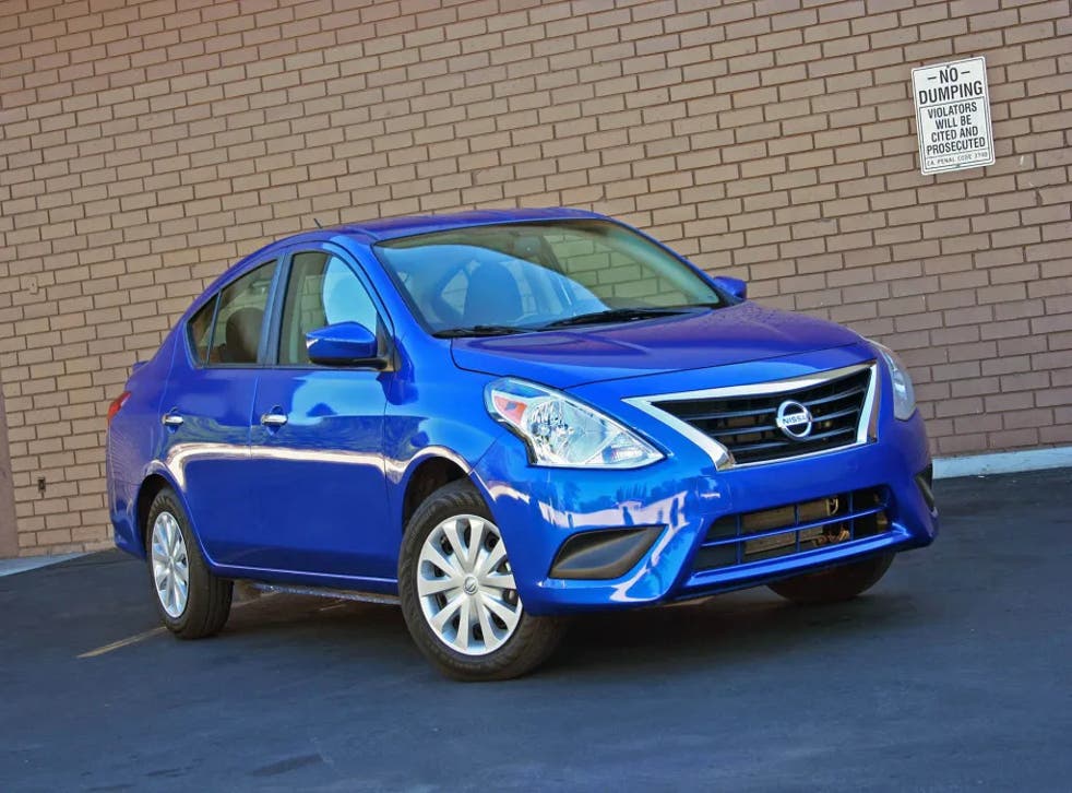 <p>The missing girl was last seen in a blue Nissan Versa, possibly like the one in this image</s>