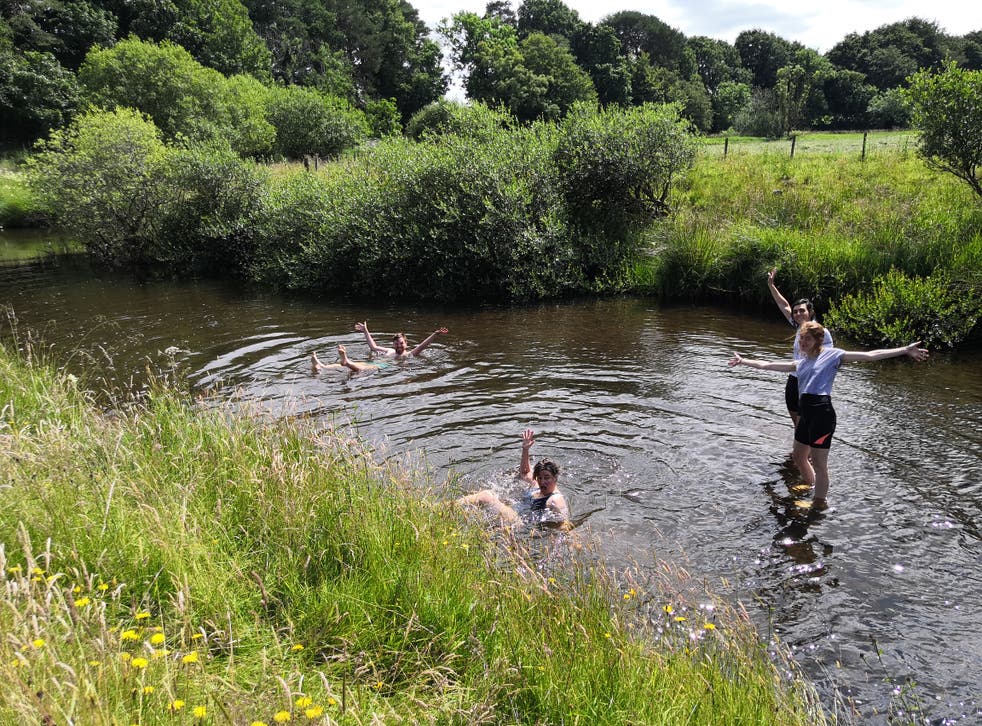 Thighs of Steel wild swimming (Philippa Jeacocke/PA)