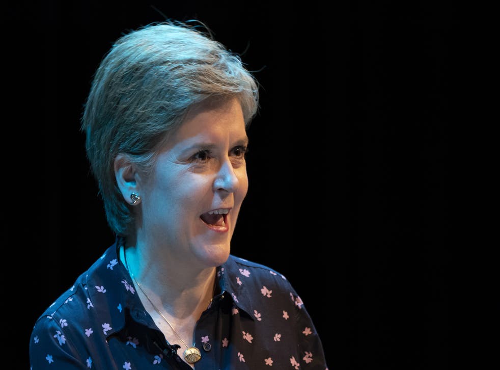 Ms Sturgeon said her family helped prevent her from losing touch (Jane Barlow/PA)