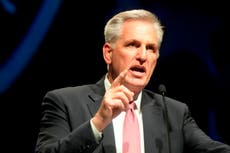 Kevin McCarthy says Liz Cheney’s primary is a ‘referendum on Jan 6’
