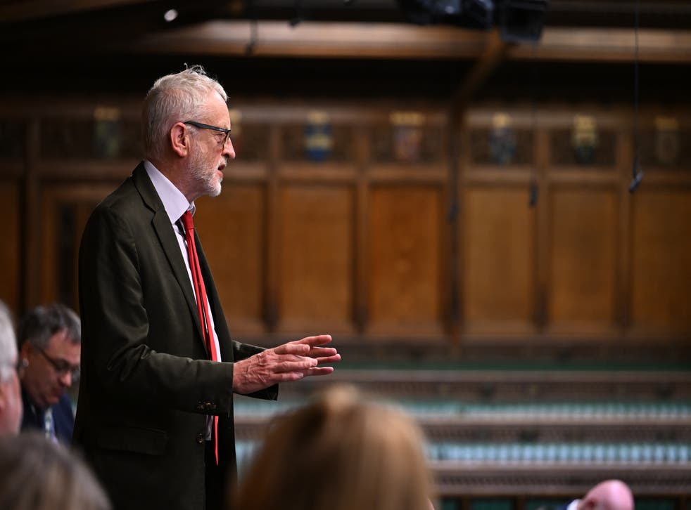 Mr Corbyn said his removal from Labour’s parliamentary group was ‘completely wrong’ (UK Parliament)