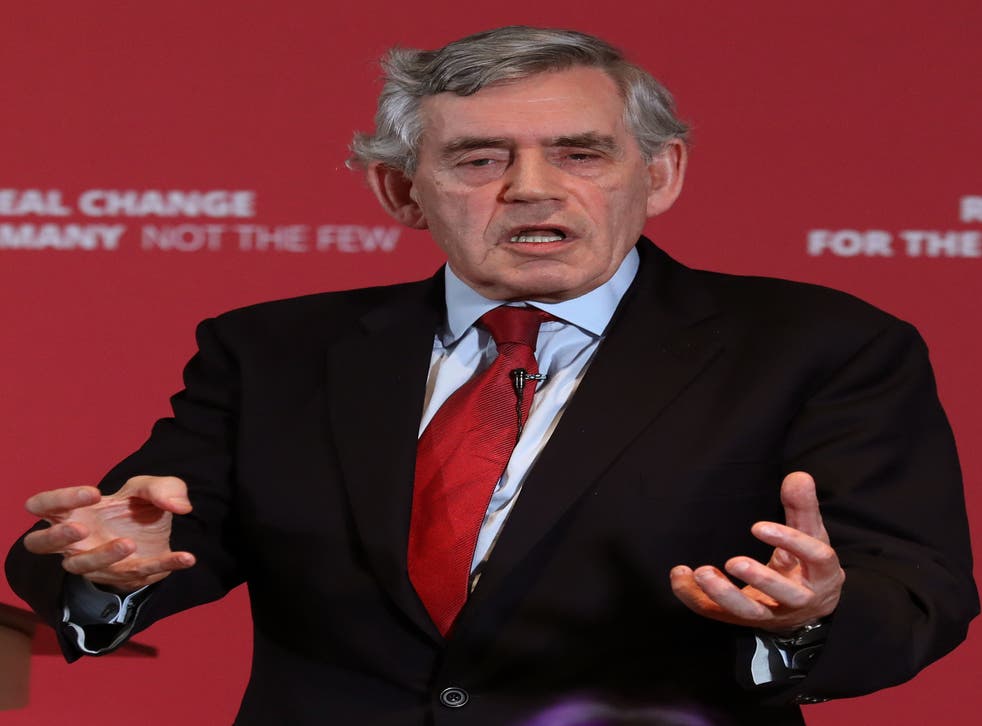 Former prime minister Gordon Brown has called for ministers to negotiate with energy companies (アンドリュー・ミリガン/PA)