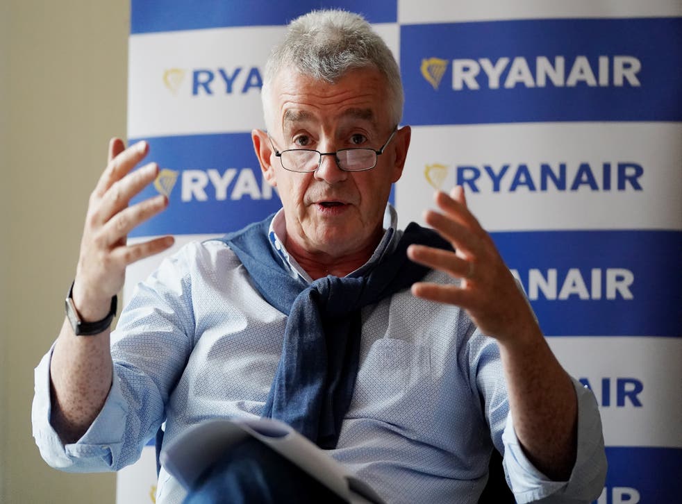 Ryanair boss Michael O’Leary (Jonathan Brady/PA)