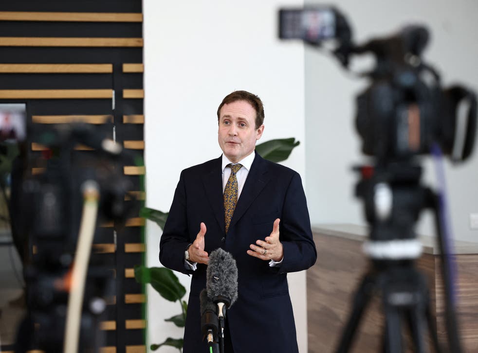 Tom Tugendhat has declared more than £120,000 in donations to his unsuccessful campaign (Henry Nicholls/PA)