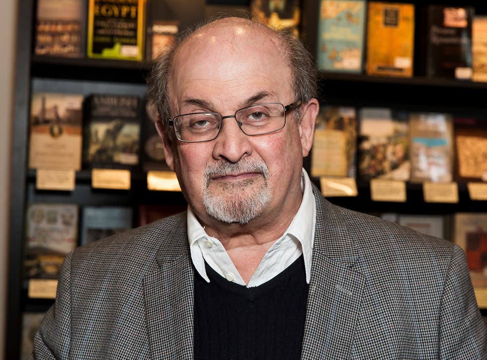 <p>Salman Rushdie was the subject off death threats over his 1988 novel <em>The Satanic Verses </em></p>
