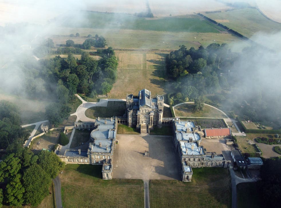 An aerial view of the National Trust’s Seaton Delaval Hall in Northumberland (オーウェンハンフリーズ/ PA)