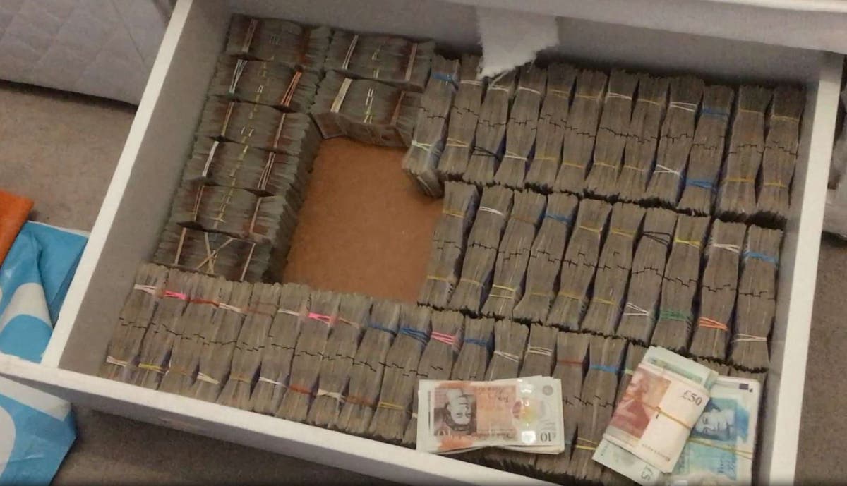 Brazen money launderer caught with £250,000 under his bed