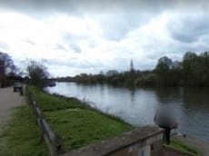 Man’s body found in Thames after swimmer got into difficulty near Hampton Court