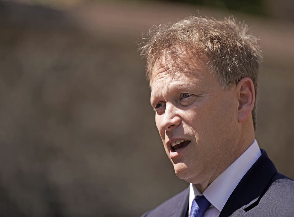 Grant Shapps wants bus fares to be capped at £2 per journey (Aaron Chown/AP)