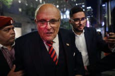 Rudy Giuliani told he’s a target of Georgia criminal election probe, report says