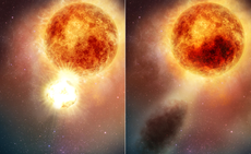 Des scientifiques perplexes après qu'une explosion a déchiré une étoile et qu'elle "commence à rebondir"