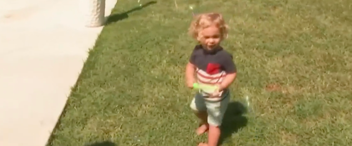 Georgia toddler playing with bubbles in backyard helps reunite woman with her family