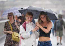 Warning of ‘danger to life’ flooding as thunderstorms move in